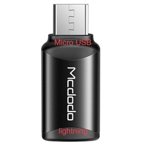 Mcdodo 麥多多 lightning(母)轉 Micro USB(公)轉接頭