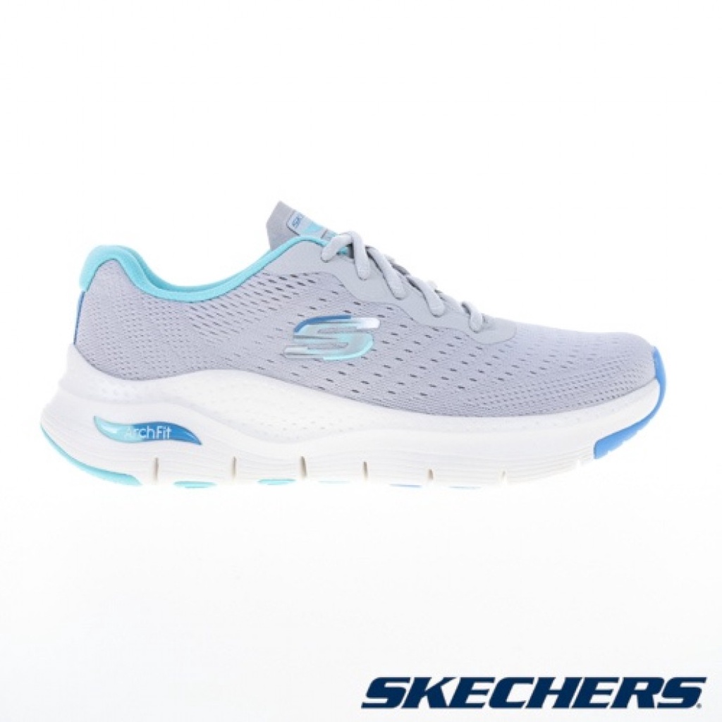 現貨 SKECHERS ARCH FIT 回彈避震 支撐 平衡  灰藍 足弓鞋  149722GYBL