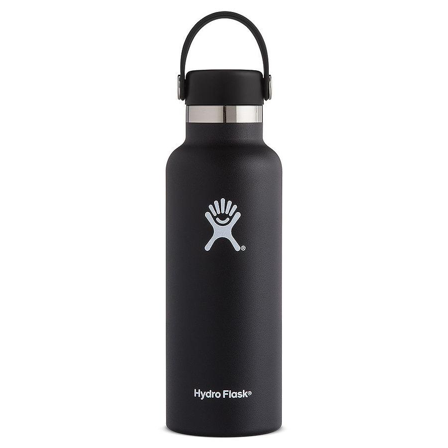 Hydro Flask 18oz標準口真空保溫鋼瓶/ 時尚黑 eslite誠品