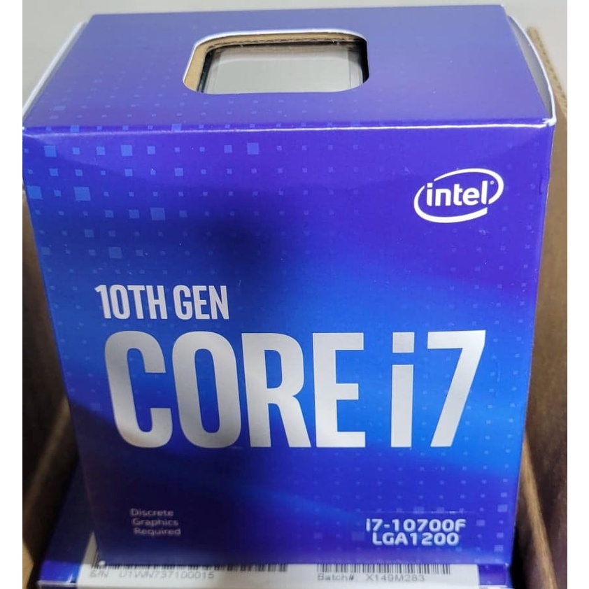 點子電腦-北投◎全新盒裝 intel i7 10700F 10代 CPU 7900元平輸品