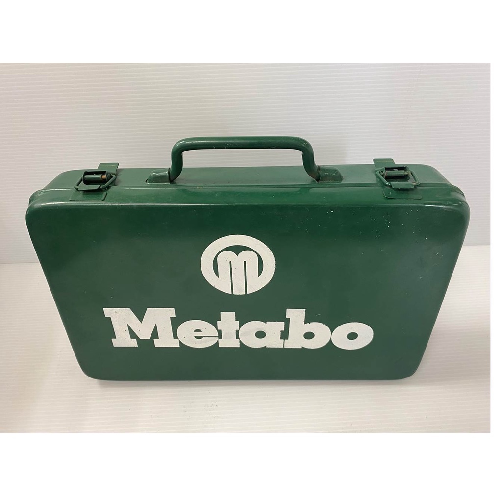 (限貨)復古鐵製工具箱Metabo 美達寶鐵工具箱 可使用亦可當老物擺飾 咖啡廳裝潢 新品舊物有些許鏽斑 介意勿下標