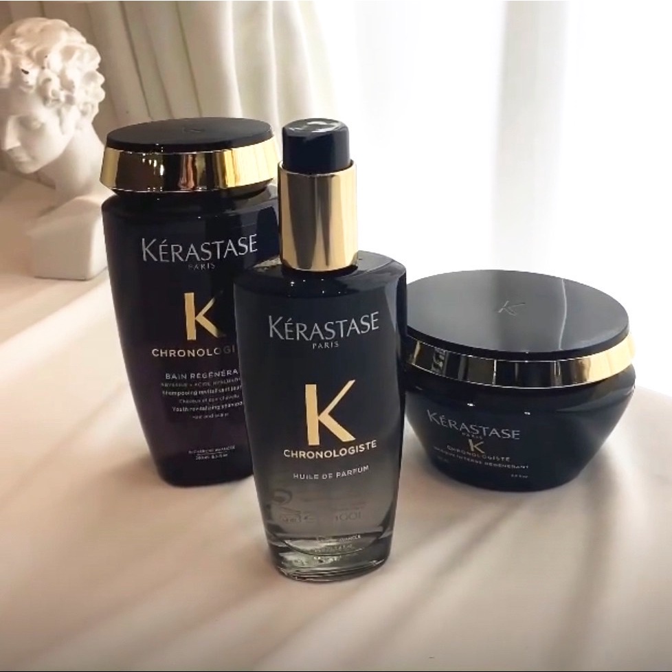 =S33= 🔥秒出🔥KERASTASE 卡詩  黑鑽極萃髮油 髮膜 洗髮精 髮浴 黑鑽極萃逆時奢華組 卡詩髮油卡詩洗髮精