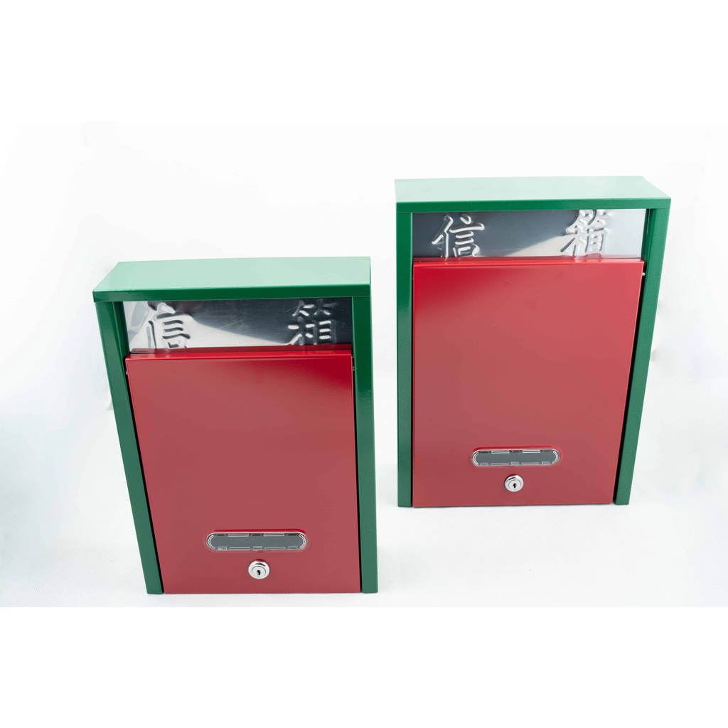 《物廉網》巧夫人 烤漆信箱(附兩支鑰匙) 白鐵信箱 信箱 意見箱 置物盒 信件箱 掛式信箱 台灣製造
