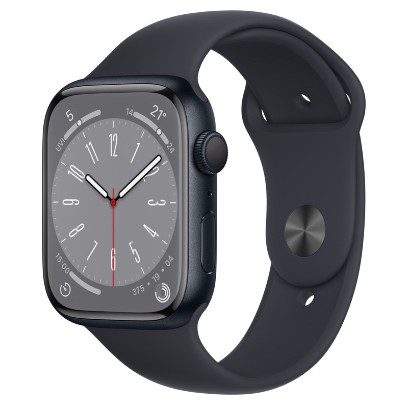 全新未拆封-Apple Watch Series 8 45mm 黑（GPS/A2771)