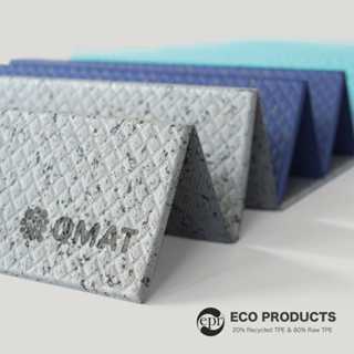 【QMAT】6mm折疊瑜珈墊 - EPR塑膠回收系列 台灣製