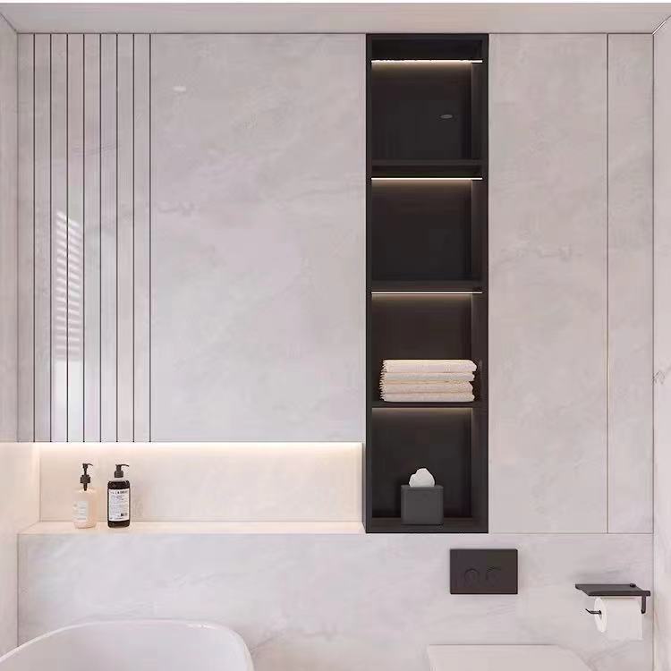 免運 白鐵壁龕 可客製化尺寸 多色可選 定制不銹鋼304壁龕衛生間置物柜浴室入嵌收納 隔板家居防水柜金屬