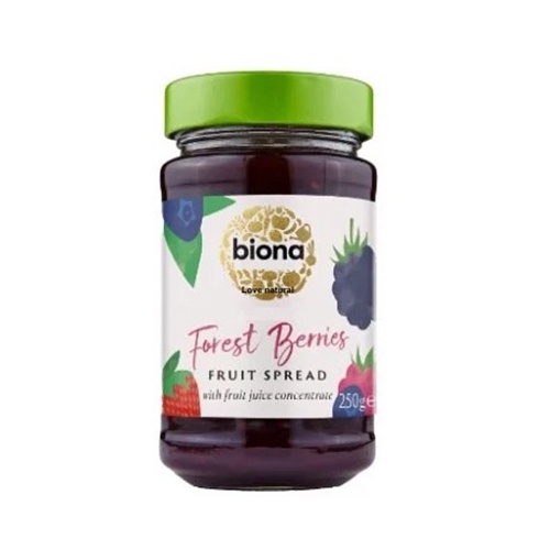 biona 生機森林野莓果醬(無添加糖) 250g/瓶
