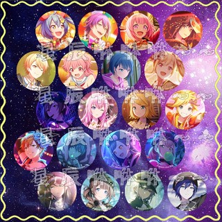 世界計畫彩色舞臺feat.初音未來 胸章 徽章 巡音流歌 鏡音鈴 MEIKO 桐谷遙 桃井愛莉 鳳繪夢 神代類 天馬司