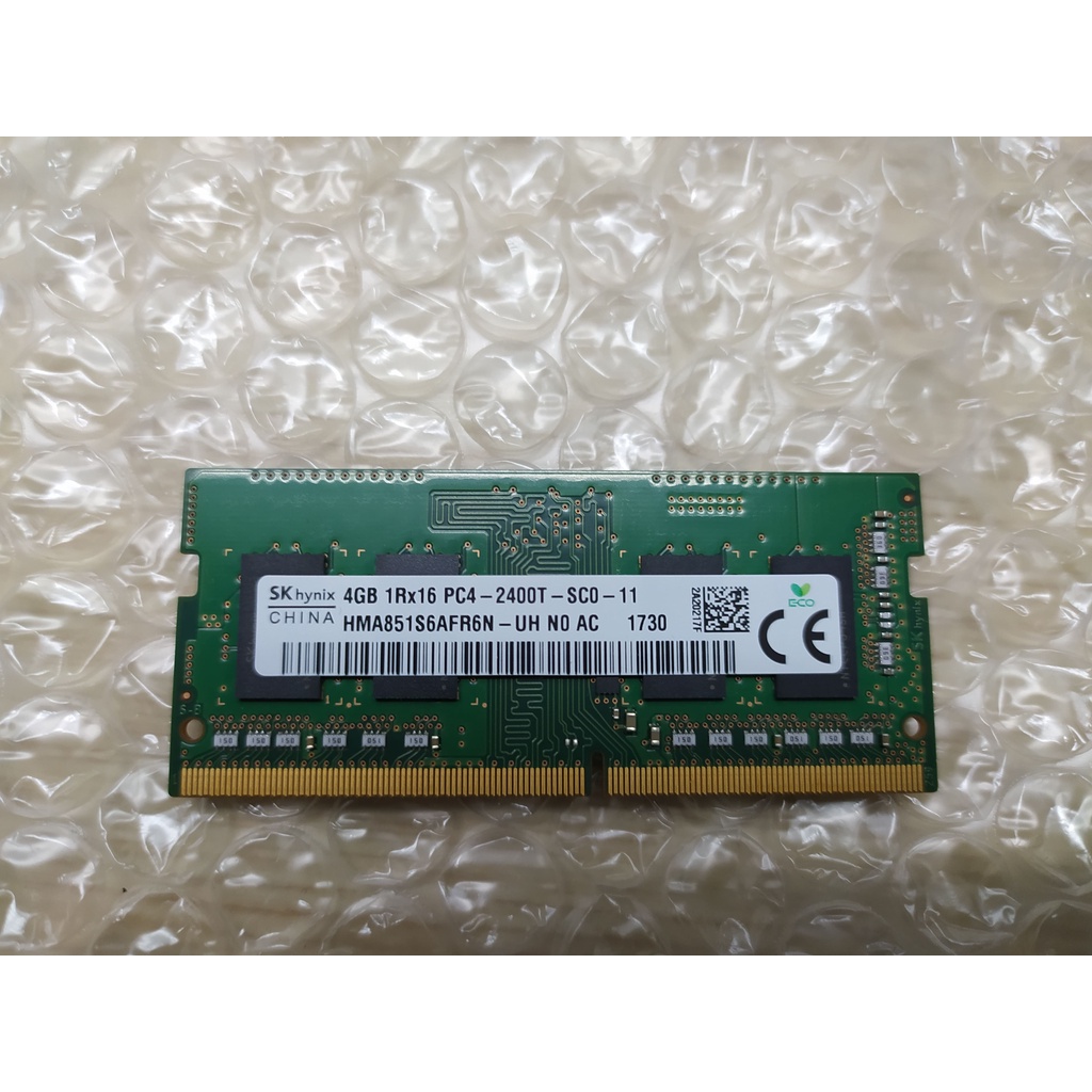 筆電SK hynix DDR4 2400 4GB(二手)