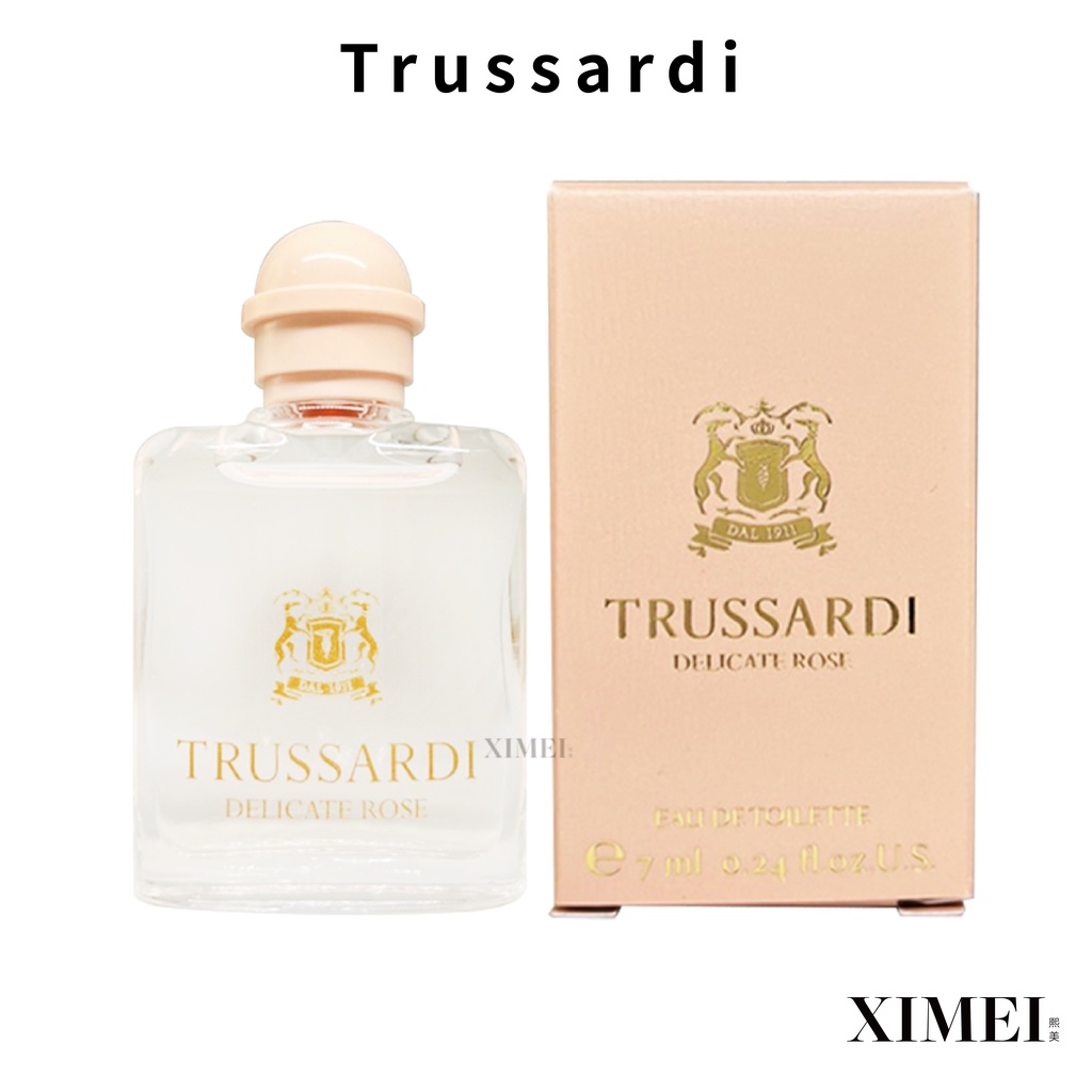 Trussardi Delicate Rose 晶漾玫瑰女性淡香水 7ml 小香 隨身香水 試香