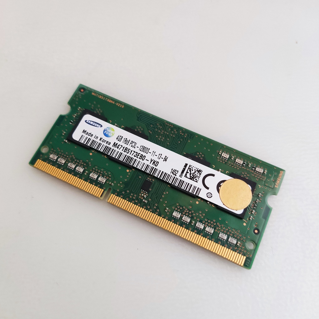 三星 SAMSUNG 4g DDR3L 12800S  RAM 筆電記憶體 1.35v 低電壓版 雙面顆粒 二手良品