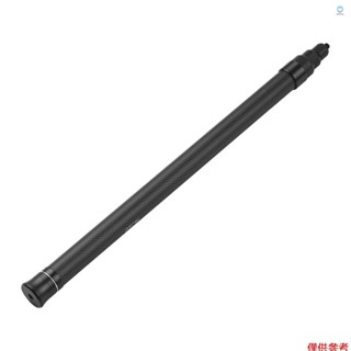 1.5M / 4.9ft 碳纖維自拍杆可調節延長桿 帶 1 / 4 英寸螺釘更換 用於 Insta 360 One