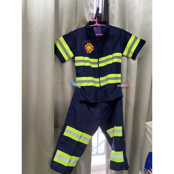 萬聖節服裝-兒童消防衣