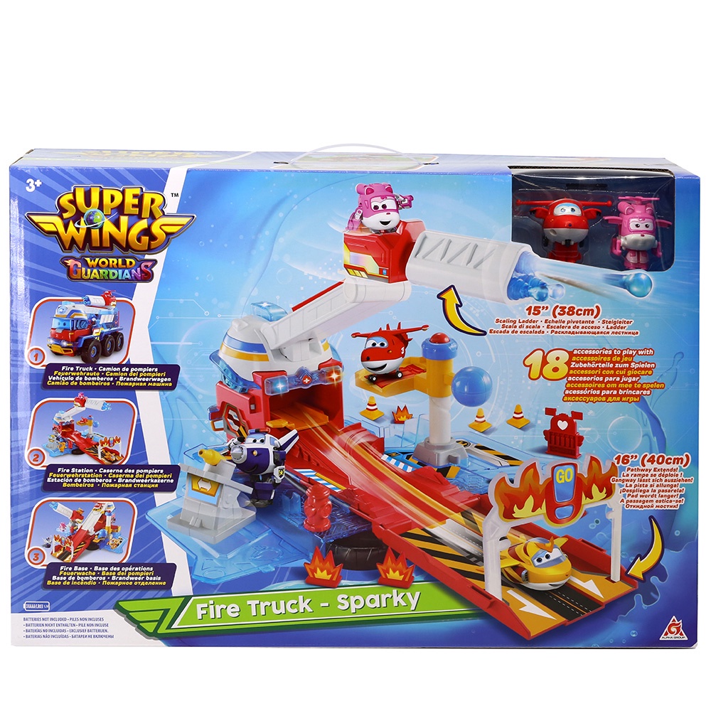 2 KidsSuper Wings 派克 聲光 消防救援基地 原價1680 超級飛俠 消防