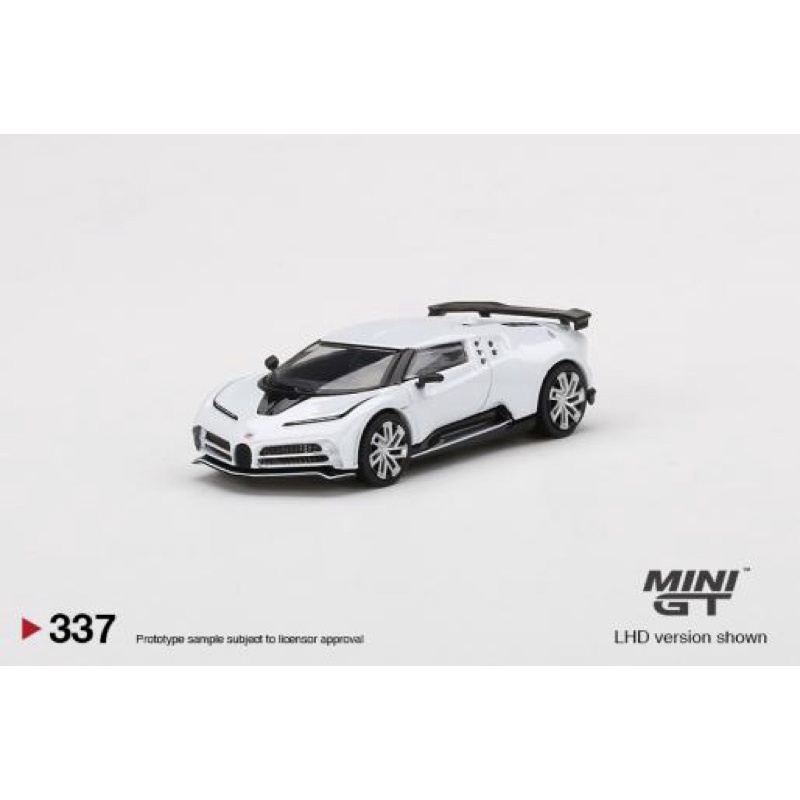 MINI GT No.337 Bugatti Centodieci White