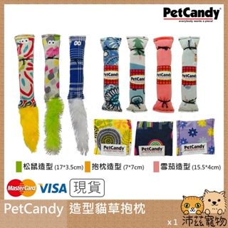 沛茲寵物【PetCandy 貓草抱枕】松鼠 雪茄 方形 造型 Candy 貓薄荷 抱枕 貓草 美國 貓玩具 貓 玩具