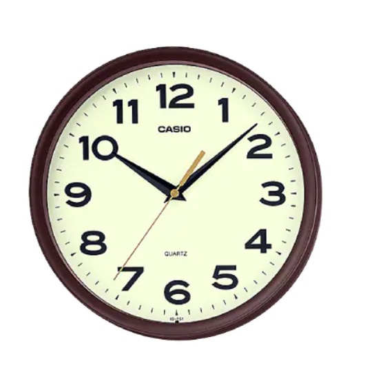 【奇異SHOPS】CASIO 簡約圓形掛鐘 25公分 IQ-151-5
