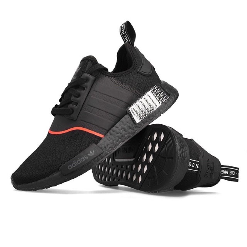 ［SKR精品服飾］Adidas NMD R1 黑紅 紅外線 碳纖維 休閒鞋 慢跑鞋(EE5085)