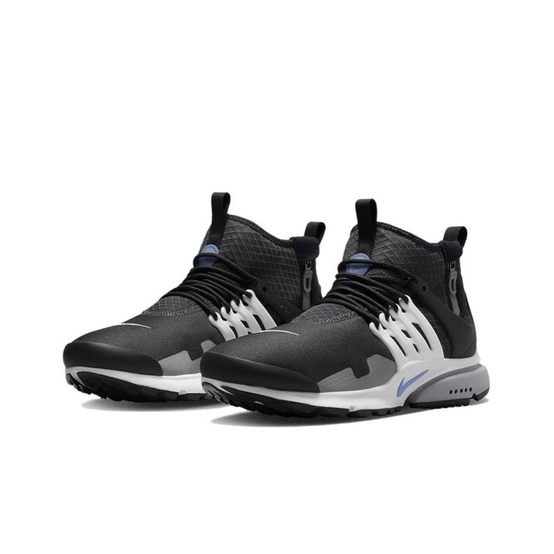 【Fashion SPLY】Nike Air Presto Mid Utility 黑白藍勾 襪套 DC8751-002