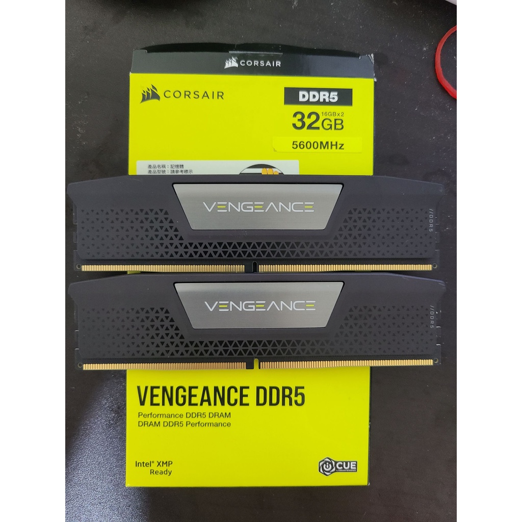海盜船 CORSAIR VENGEANCE DDR5-5600 32GB (16Gx2)  C36 記憶體