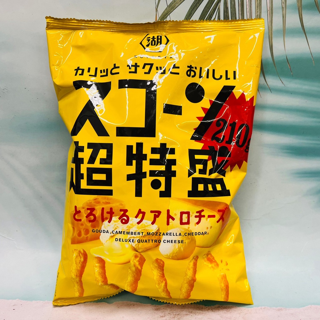 日本 KOIKEYA 湖池屋 超特盛 玉米棒 起士風味/野菜風味 大包裝 家庭包
