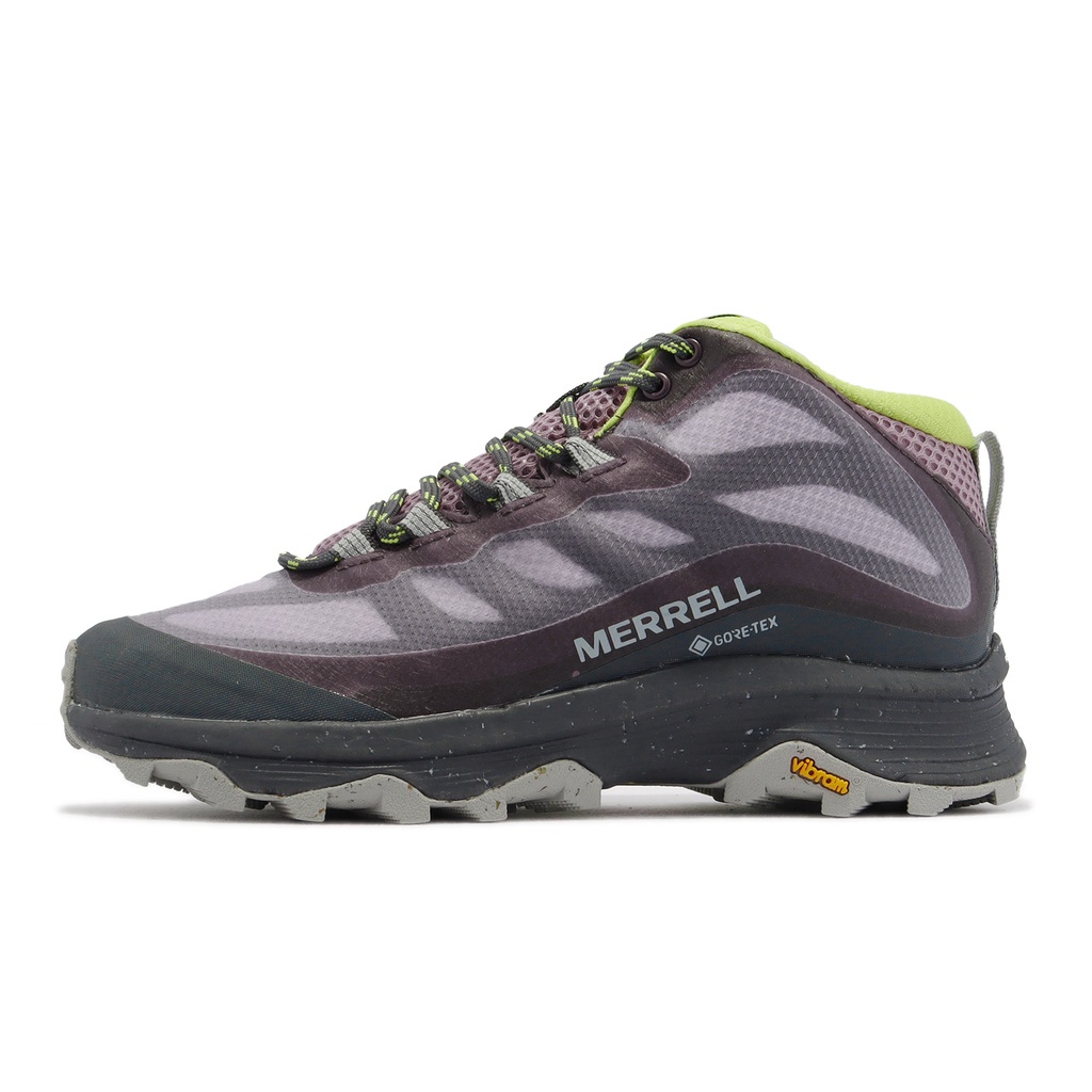 Merrell 戶外鞋 Moab Speed Mid GTX 紫 女鞋 中筒 登山鞋 黃金大底 ACS ML067516