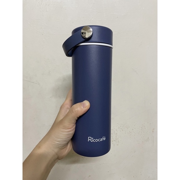 RICO 瑞可 真陶瓷保溫杯450ml附濾網