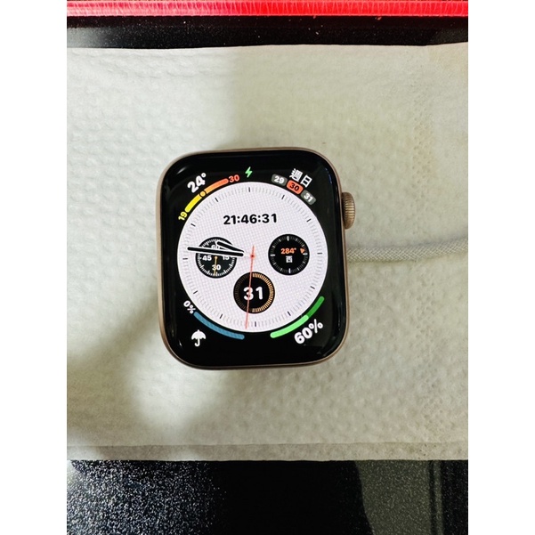 Apple Watch S5 GPS金色鋁金屬44mm