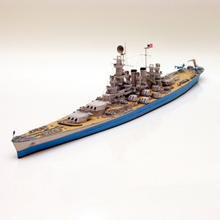 紙船模型美國北卡羅來納級戰艦紙模型戰艦模型