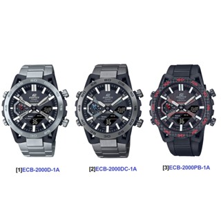 CASIO 卡西歐太陽能電力的指標數位雙顯EDIFICE系列賽車錶ECB-2000PB-1A ECB-2000D-1A