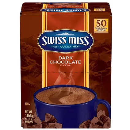 Swiss Miss 即溶可可粉 香醇巧克力 31公克 X 50入 costco 好市多 好事多 巧克力飲品 黑巧克力粉