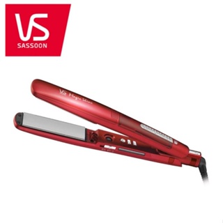 【英國 VS 沙宣】32mm晶漾魔力紅鈦金蒸氣負離子直髮夾 (VSS-9500W)