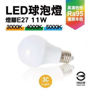 【麗光BLTC】E27 LED球泡燈 11W Ra95 高演色 美肌燈 燈泡 全電壓 保固一年