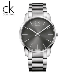 CK腕錶Calvin Klein鋼錶 CK鋼錶 CK石英錶鐵灰表面鋼錶帶 專櫃購入