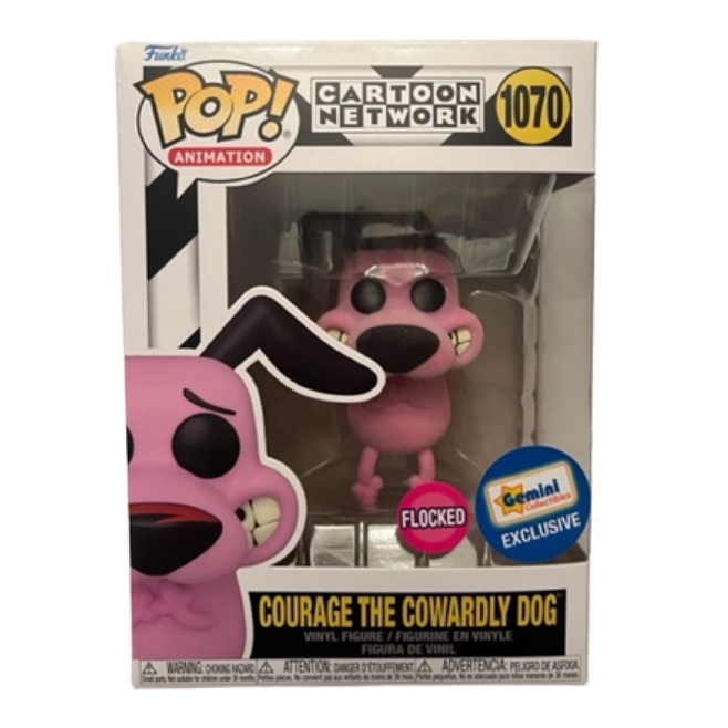 現貨剩一🔥FUNKO POP 1070 膽小狗英雄 膽小狗 植絨 英雄 克萊兒 卡通頻道 國外通路正版