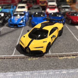 免運 MINI GT Bugatti 布加迪 Chiron Pur Sport 黃色 模型車 小汽車 428 交換禮物