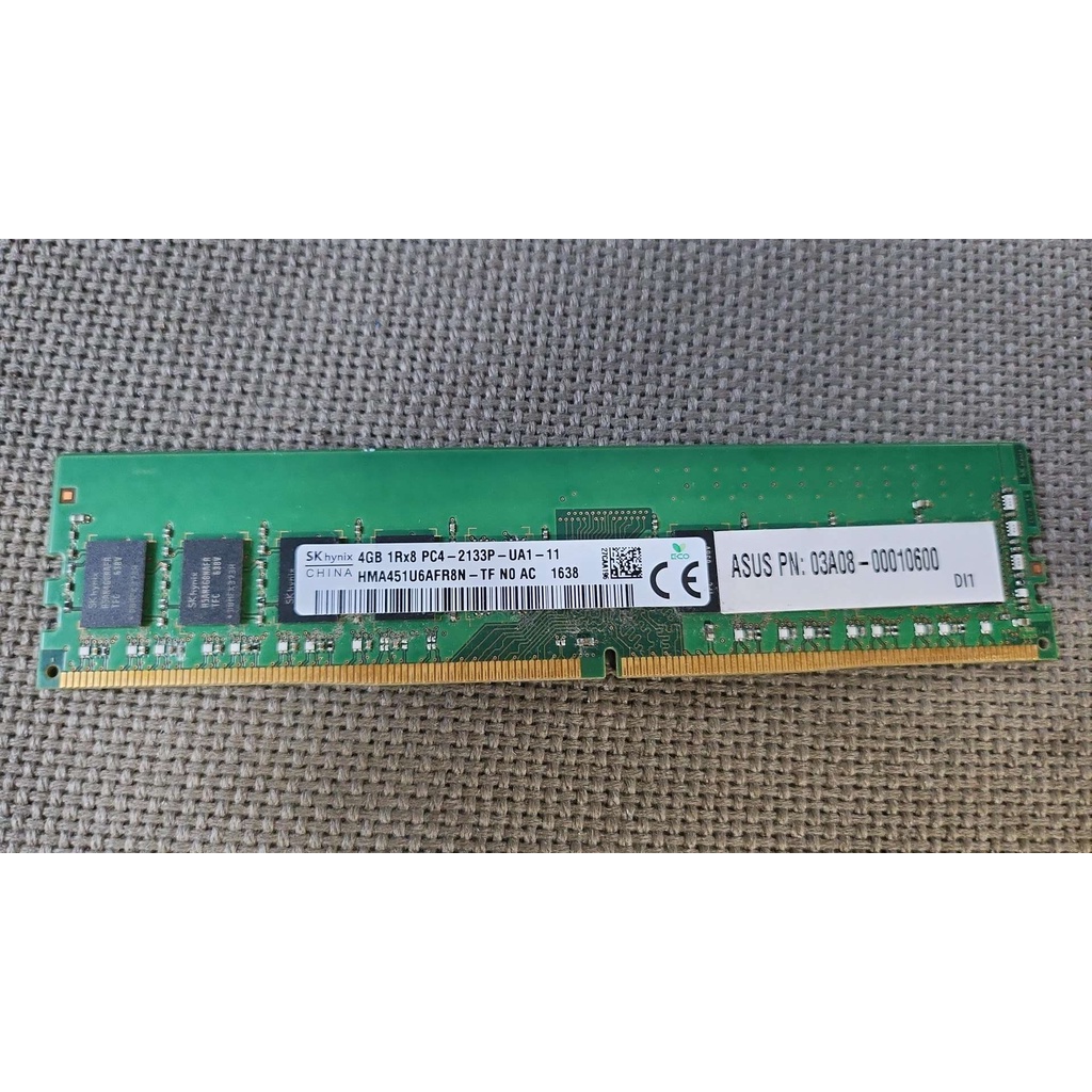 含稅 SK hynix DDR4 2133 4G 4GB 保固1個月 09R992