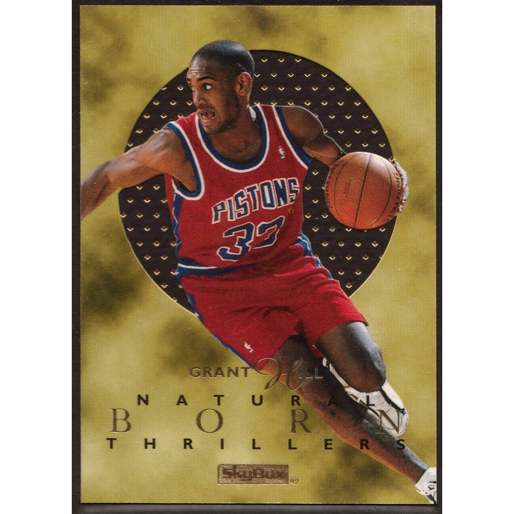 95-96 SKYBOX E-XL NATURAL BORN THRILLERS #3 GRANT HILL