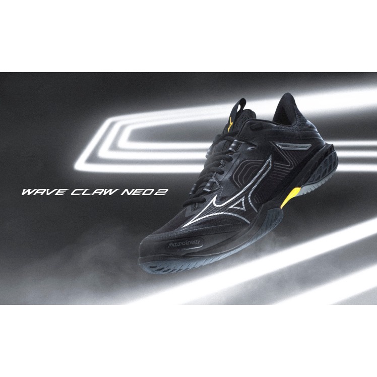 2022 下半季 MIZUNO 美津濃 WAVE CLAW NEO 2 寬楦 高階羽球鞋 膠底鞋(71GA227002)