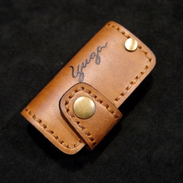 KH手工皮革工作室 MIT純牛皮訂製YAMAHA TMAX 530 山葉重機鑰匙包 智能晶片感應鑰匙皮套 各廠牌皆可訂製