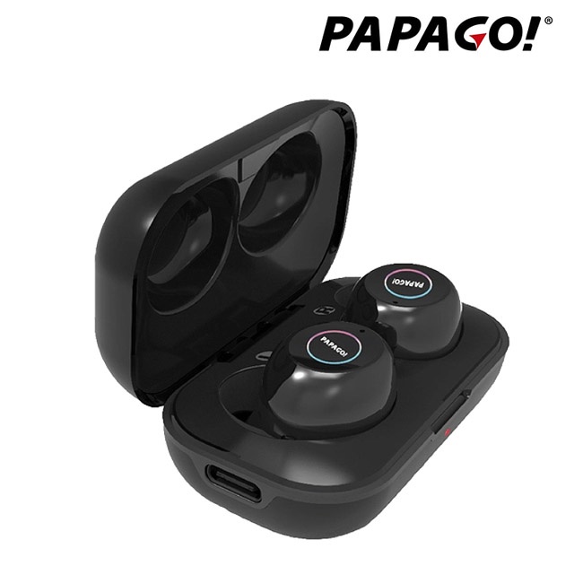 【含稅店】PAPAGO 真無線觸控藍牙耳機 W2 真無線直覺式觸控藍牙耳機 運動 防汗 防水 無線耳機 藍芽 W-2
