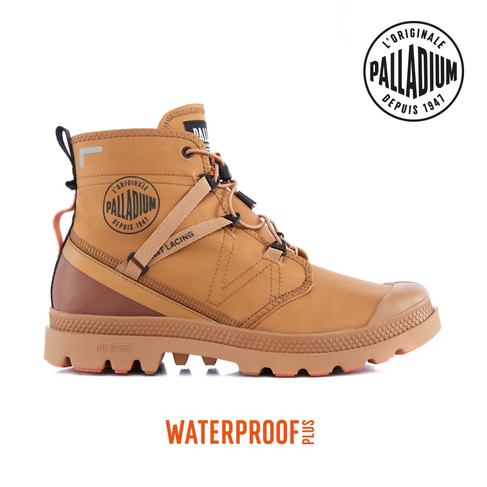 PALLADIUM PAMPA TRAVEL LITE+ WP+快穿輕量防水靴-中性-峽谷棕