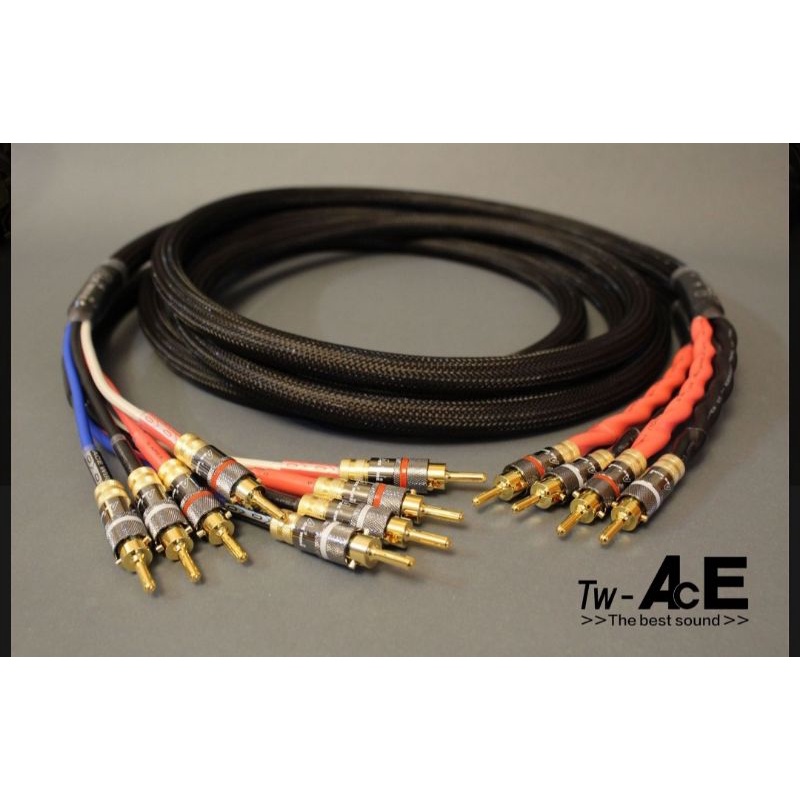 HI-END級銅與鍍銀絞線Bi-Wire喇叭線
