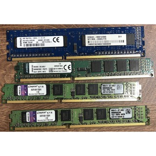 Kingston 金士頓 KVR16N11S8/4 DDR3 1600 4G 4GB 桌上型記憶體 單面 CL11雙通道