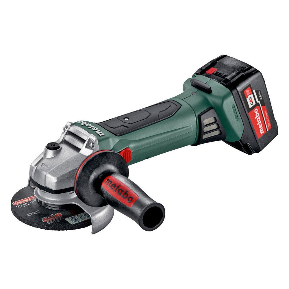 metabo 美達寶 18V鋰電5吋砂輪機-快拆 W 18 LTX 125 Quick 5.5HD單電組 隨附工具袋