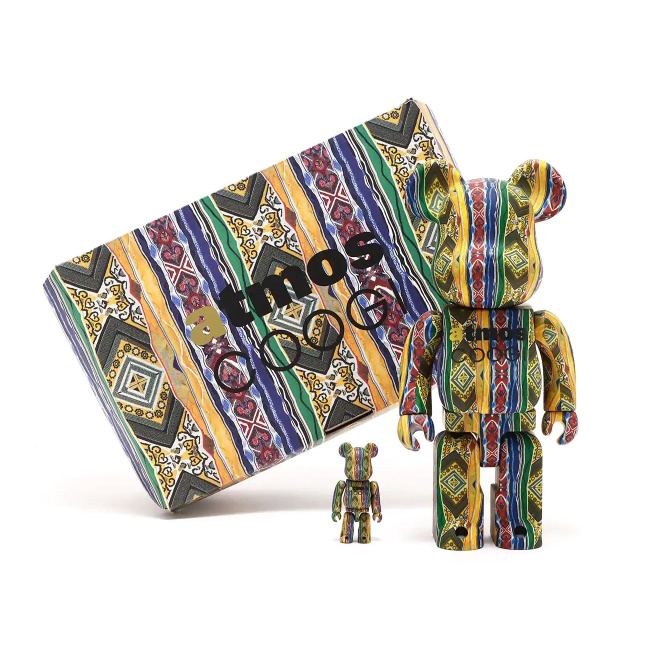 《潮流本舖》BE@RBRICK BEARBRICK atmos × COOGI 100% &amp; 400% 民族風