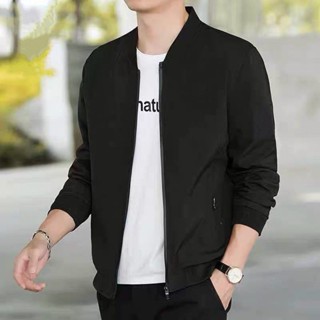 秋季上新 男士夾克外套 男士外套 春秋新款時尚韓版潮流休閒夾克 男裝棒球服 潮款上衣服