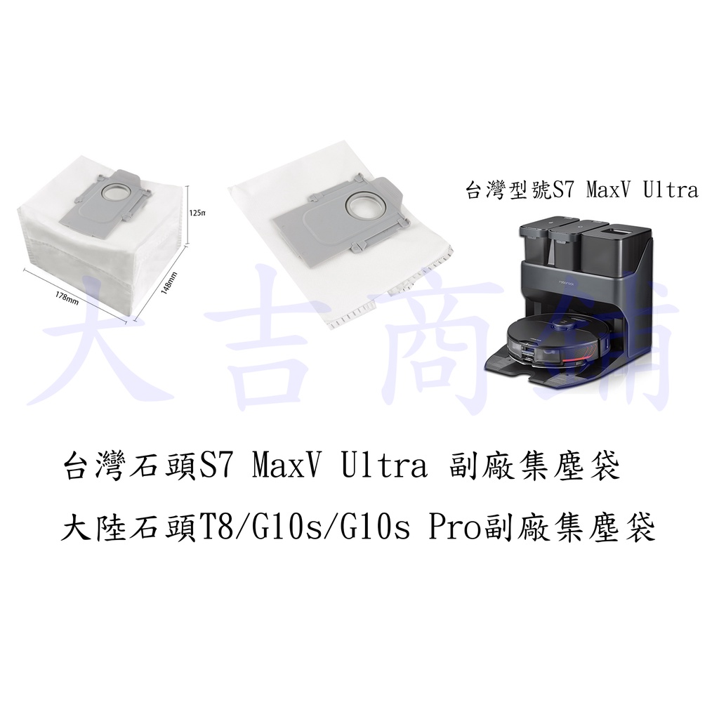 &lt;台灣發貨&gt;石頭 S7 S7+ MaxV Ultra 掃地機器人 配件 耗材 拖布 脫布 集塵袋 集塵 布 副廠