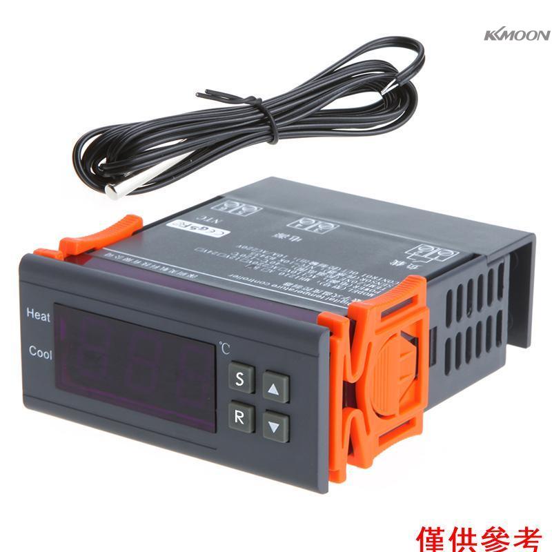 Kkmoon 10A 220V 數字溫度控制器熱電偶 -40°C 至 120°C 具有報警功能