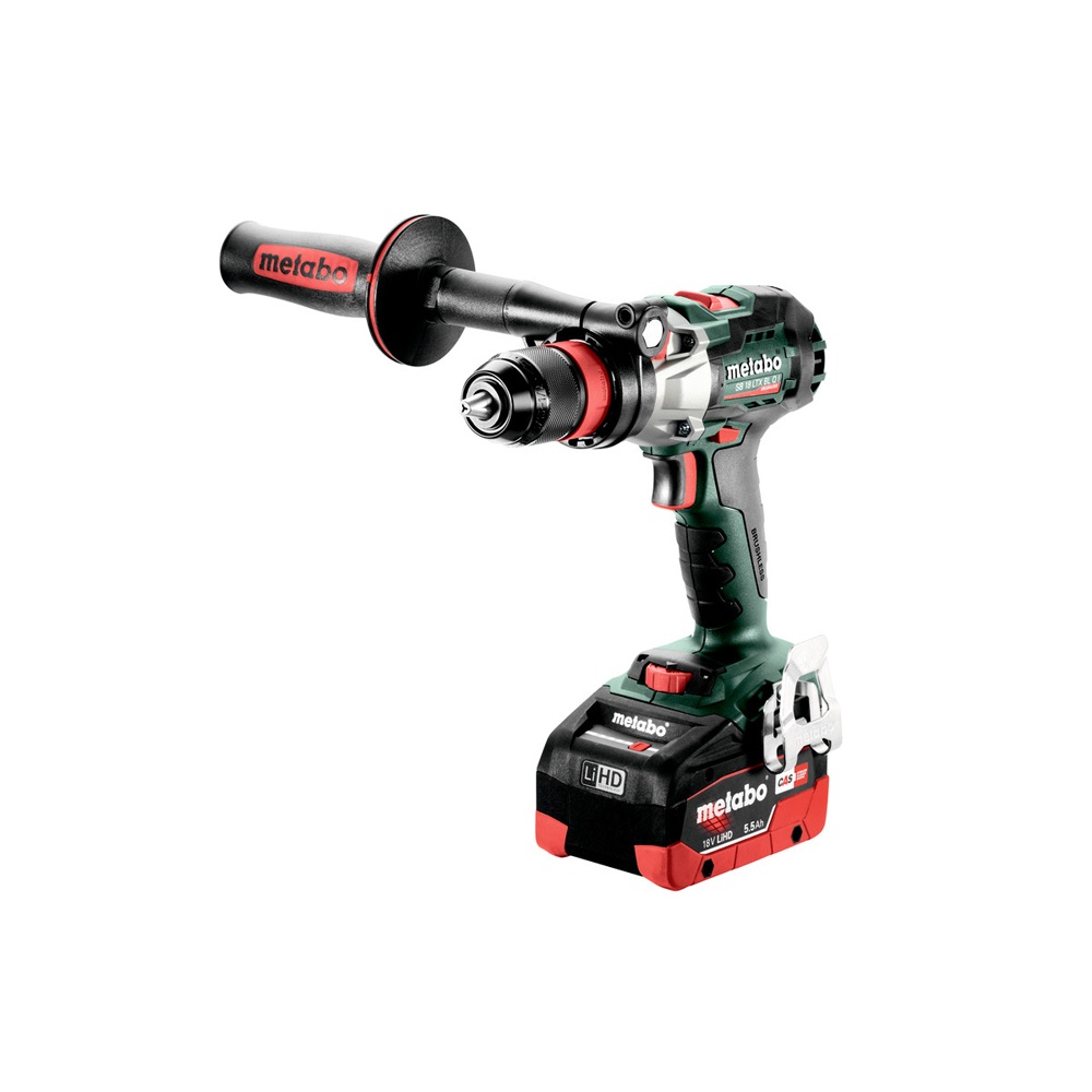 美達寶 18V 鋰電無刷脈衝震動電鑽 SB 18 LTX BL Q I 5.5HD，高密度鋰電池，4分快拆夾頭